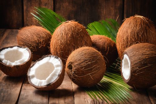 椰殼水果椰肉食物現摘美食椰子攝影圖圖片 攝影圖 下載至來源處